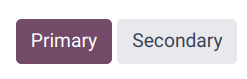 Primary and secondary buttons
