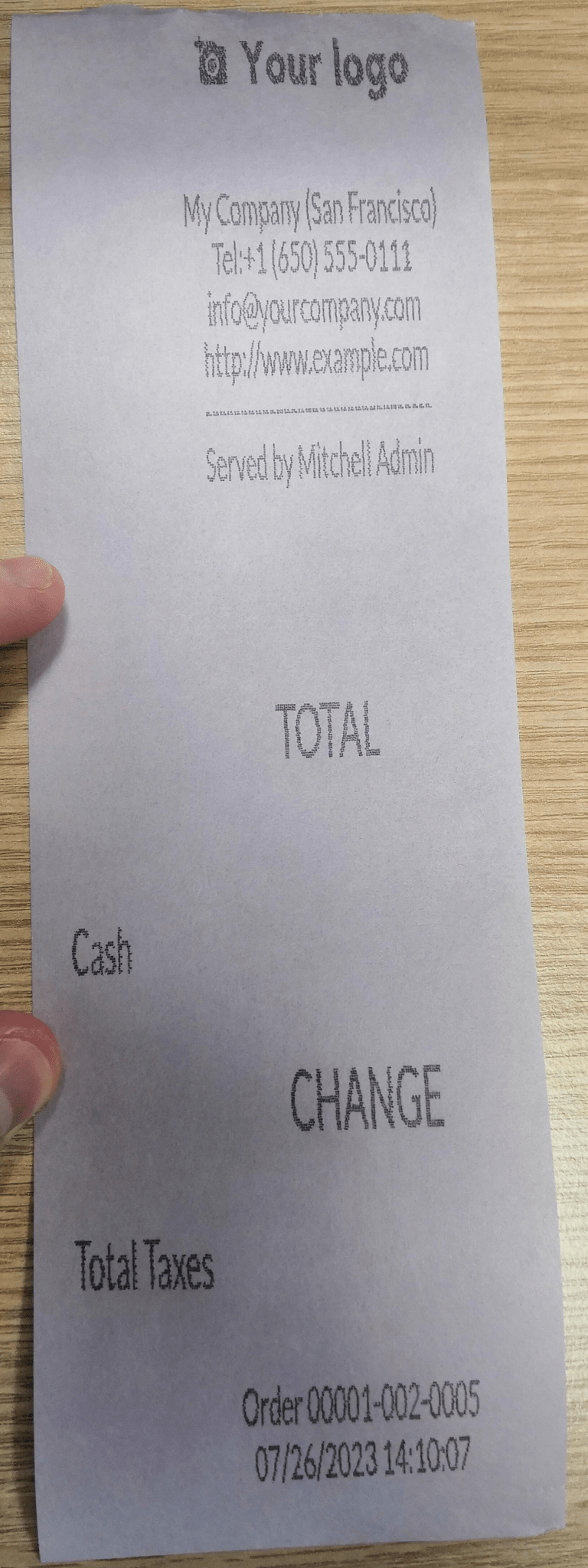 Receipt format using naming convention: EpsonTMU220B__IMC_LDV__.